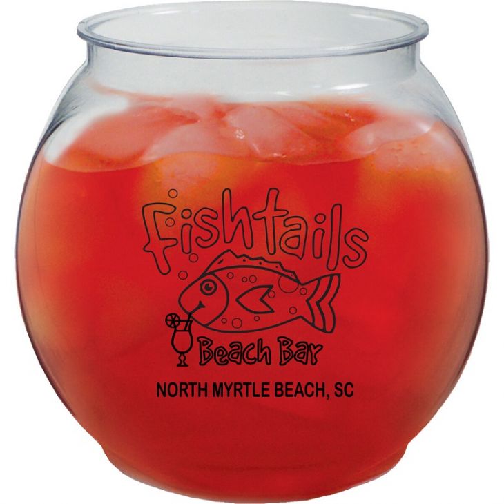 20 oz Clear Fish Bowl Style Cup main image